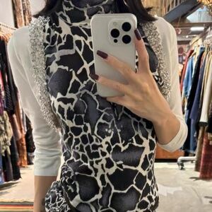 Blumarine Blugirl White crystal beaded cardigan